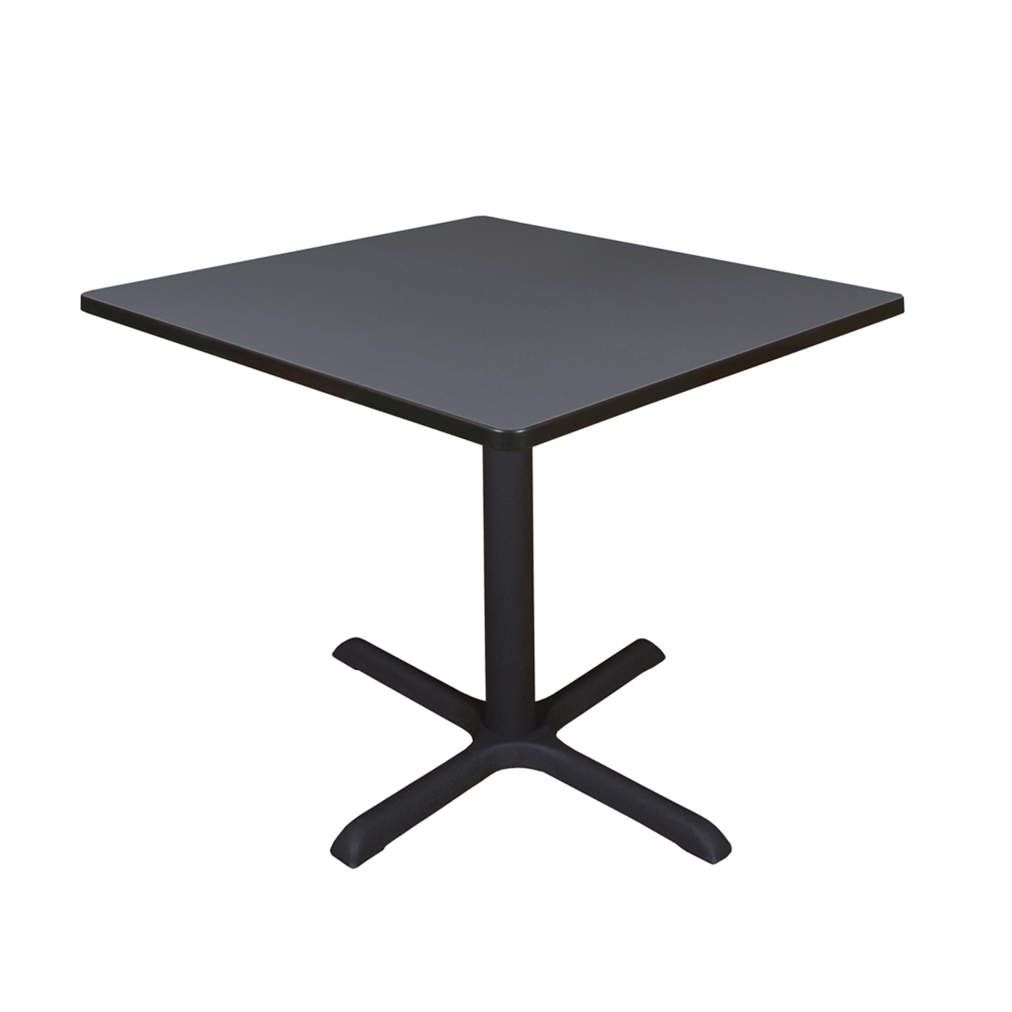 Regency Furniture, Cain 36in. Square Breakroom Table,Grey, Height 29 in, Width 36 in, Length 36 in, Model# TB3636GY